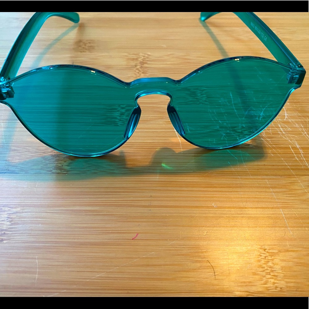 Monochrome blue sunglasses